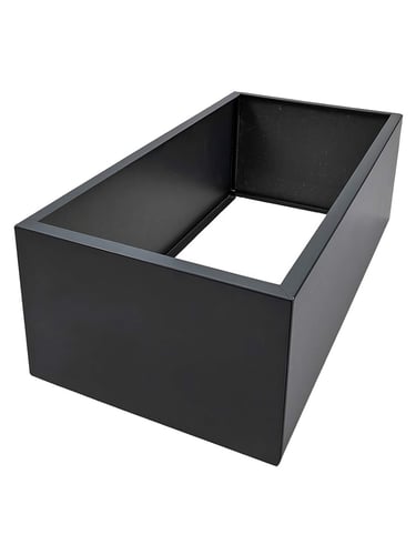 Multi-Edge FLORA Planter Black 120x60x40cm