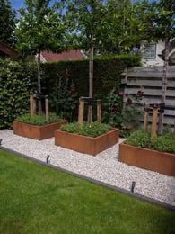 Multi-Edge FLORA High Planter Corten Steel
