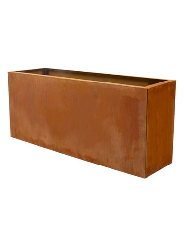 Multi-Edge FLORA High Jardinière Acier Corten 120x40x60cm