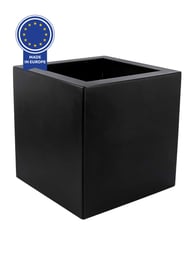 Multi-Edge FLORA Planter Black 30x30x30cm