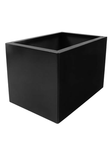 Multi-Edge FLORA Planter Black 60x40x40cm