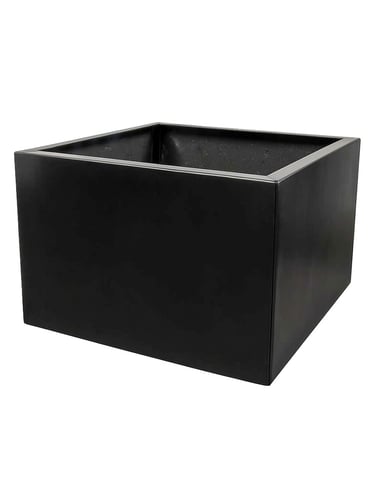 Multi-Edge FLORA Planter Black 60x60x40cm