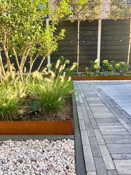 Bordure de jardin Multi-Edge METAL Acier Corten 150x27,5cm