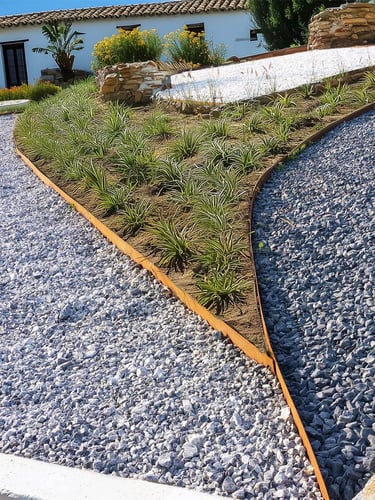 Multi-Edge METAL Corten instalado