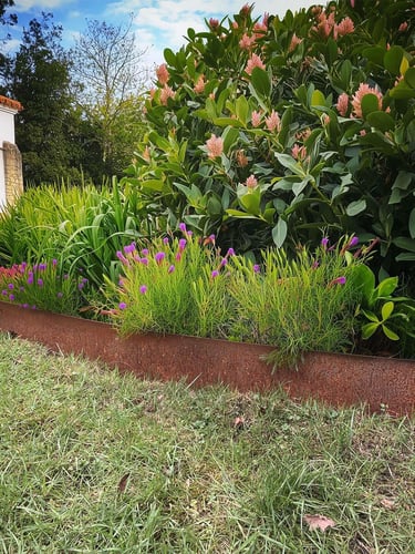 Bordure de jardin Multi-Edge METAL Acier Corten 100x37,5cm jardin paysagé