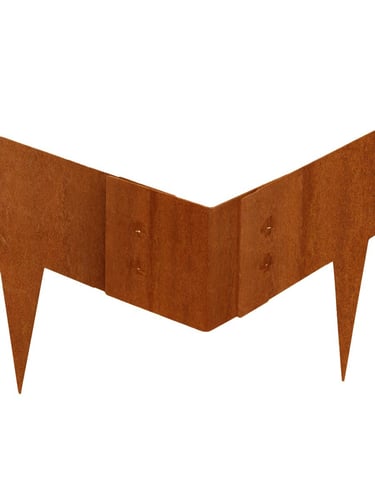 Multi-Edge METAL Cortenstahl Eckstück 7,5x7,5x7,5cm (für Multi-Edge Metal 17,5cm)