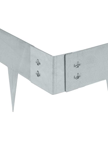 Multi-Edge METAL Verzinkt Eckstück 7,5x7,5x7,5cm (für Multi-Edge Metal 17,5cm)