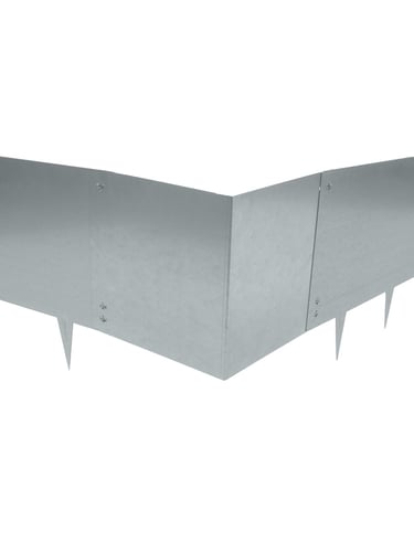 Multi-Edge METAL Verzinkt Eckstück 17,5x17,5x17,5cm (für Multi-Edge Metal 27,5cm)