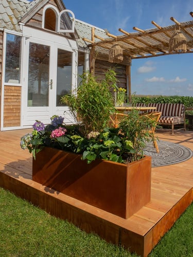 Multi-Edge METAL Pièce d'angle Acier Corten jardin paysagé