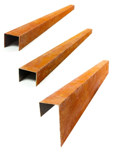 Multi-Edge PROFILE en acier Corten bordure de finition les variantes