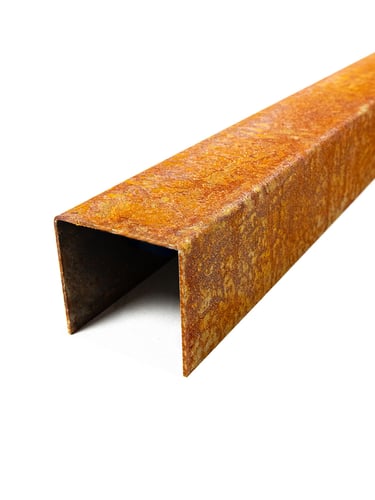 Multi-Edge PROFILE Corten Steel U-profile for kerbstones 5x5x5x149cm