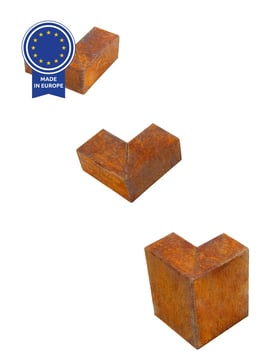Multi-Edge PROFILE Corten Steel U-profile Corner Piece