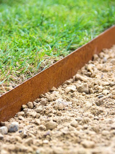Bordure de jardin Multi-Edge METAL Acier Corten, Lot de 20 pièces
