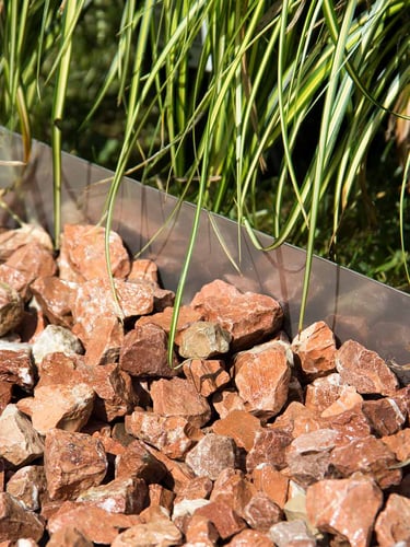 Bordures de jardin Multi-Edge METAL Acier Inoxydable posée