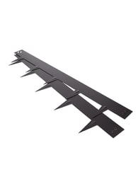 Multi-Edge METAL Lawn Edging Black 100 x 17,5cm per piece