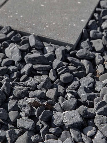 Nero ebano galets noir 20 - 40mm jardin paysagé