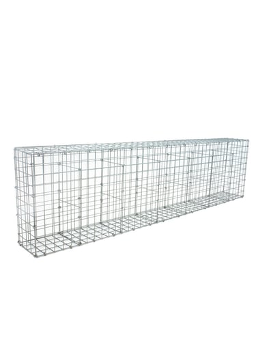 Panier de gabion 50x200x20cm rempli