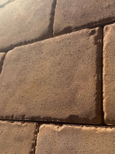 Pavê de betão cor Ferrugem 800 kg, multiformato