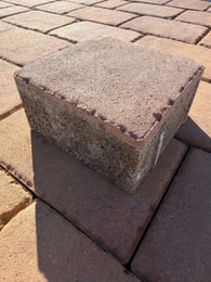 Pavê de betão cor Ferrugem 800 kg, multiformato