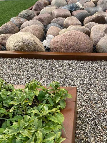 Pierres de Glacier Colorées 100 - 350mm (10 - 35cm) paysagé