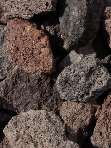 Pierres à gabion Pouzzolane Lave 32 - 63mm (3,2 - 6,3cm)