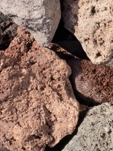 Pierres à gabion Pouzzolane Lave 80 - 150mm (8 - 15cm)