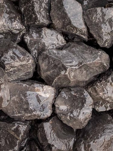 Pierres calcaires à gabion gris Doornik 32 - 63mm (3,2 - 6,3cm) (humide)