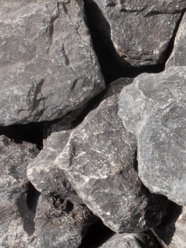 Pierres calcaires à gabion gris Doornik 63 - 80mm (6,3 - 8cm)