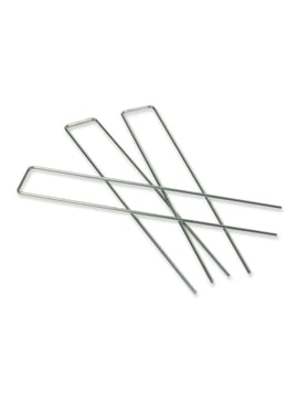 Piquets d'ancrage forme U galvanisé 25,5cm x 4cm x 3mm