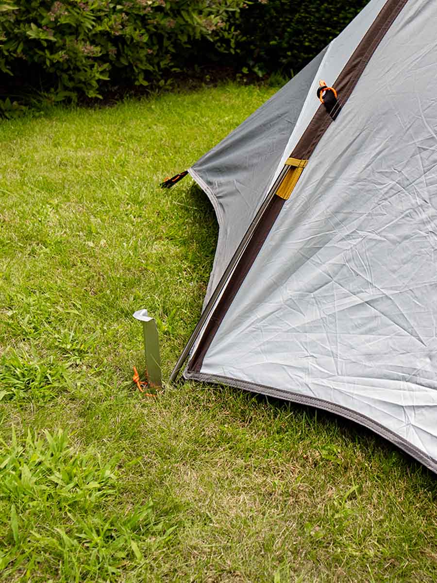 Lot de 6 piquets d'ancrage en acier galvanisé robuste pour barres