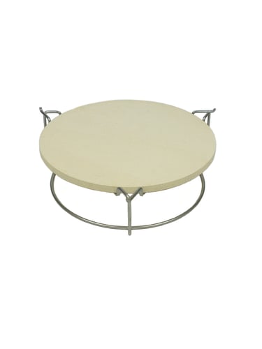 Déflecteur de chaleur avec support 38cm - placé au niveau supérieur (pour les pizzas)
