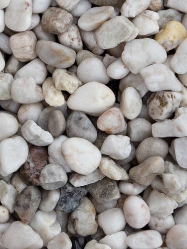 Galets de quartz blanc 12 - 16mm (humide)