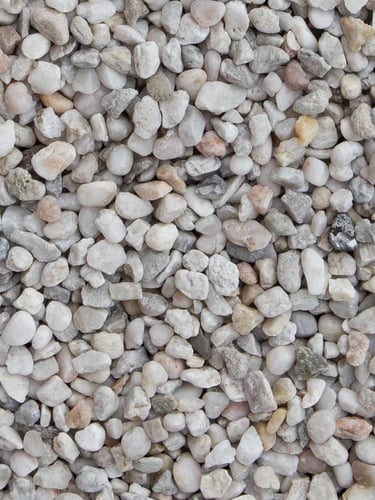 Galets de quartz blanc 5 - 8mm