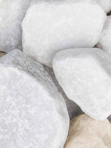 Rocalla Blanca Mármol 40 - 100mm (4 - 10cm)
