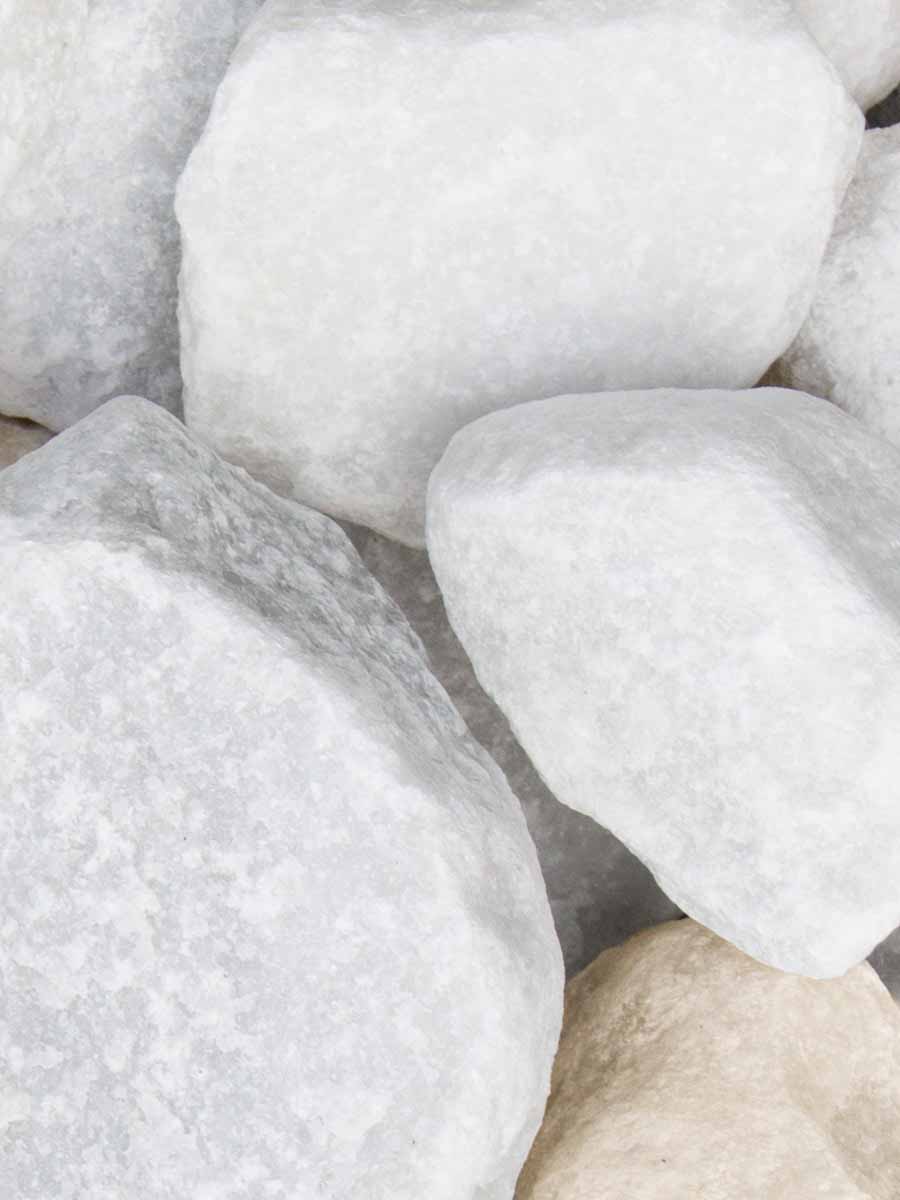 Piedra mármol blanca 2 1/2″ grande