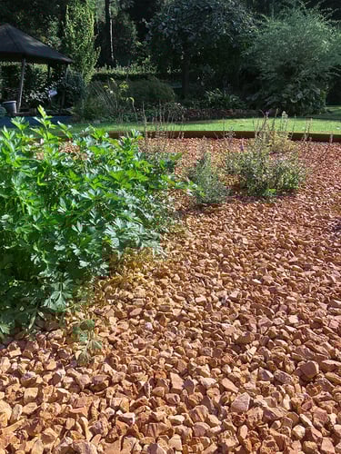 Rosso Verona gravier rouge concassé 16 - 25mm paysagé