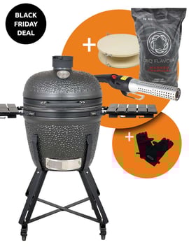 The Columbus Pro Line Large Q Compleet Kamado inclusief startset