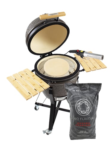 The Columbus Medium Kamado Gris Charcoal Completa incl. Kit de iniciación