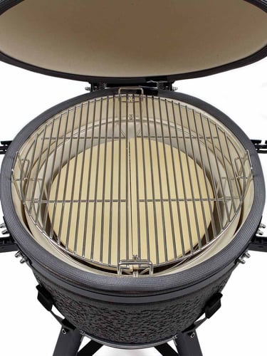 The Columbus Pro Line Large Kamado Gris Urban Completa, sistema Multi-Cook