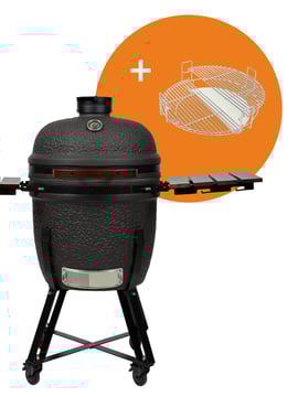 The Columbus Pro Line Large Kamado Cinza Urban Completo