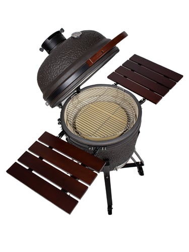 The Columbus Pro Line Large Urban Grey Complete Kamado Grill