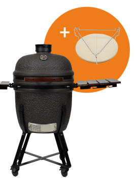 The Columbus Pro Line Large Urban Grey Kamado Complete Grill