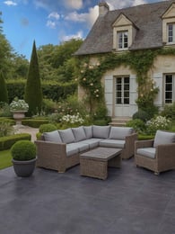 Carrelage Extérieur Ceramique Anthracite, Épaisseur 2/3cm