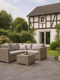 Keramische Terrassenplatten Anthrazit, Stärke 2/3cm
