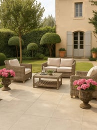 Carrelage Extérieur Ceramique Beige, Épaisseur 2/3cm