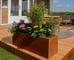 Jardinera FLORA acero corten
