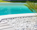 Pedras para piscina, seixo branco rolado