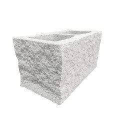 Bloques de hormigón blanco esquina 40x20x20 Bloques de hormigón blanco esquina 40x20x20