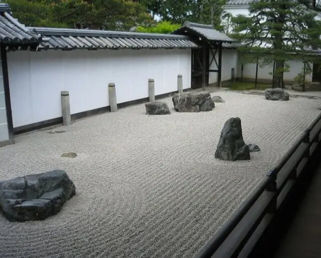 Japanse zen-tuin