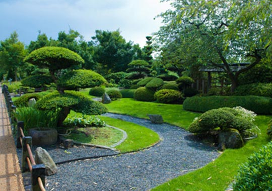 Jardín japonés zen